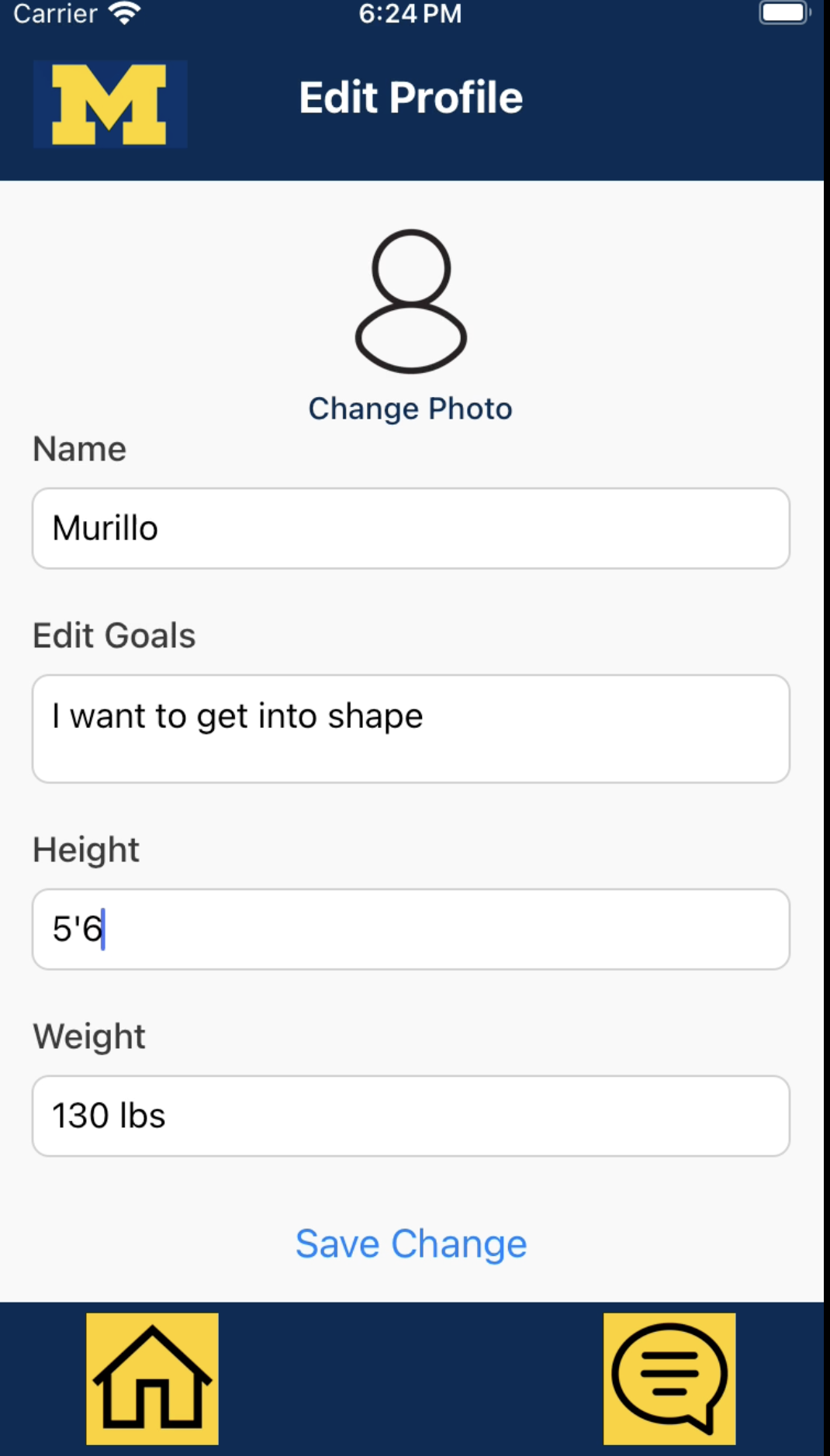 Profile Screen